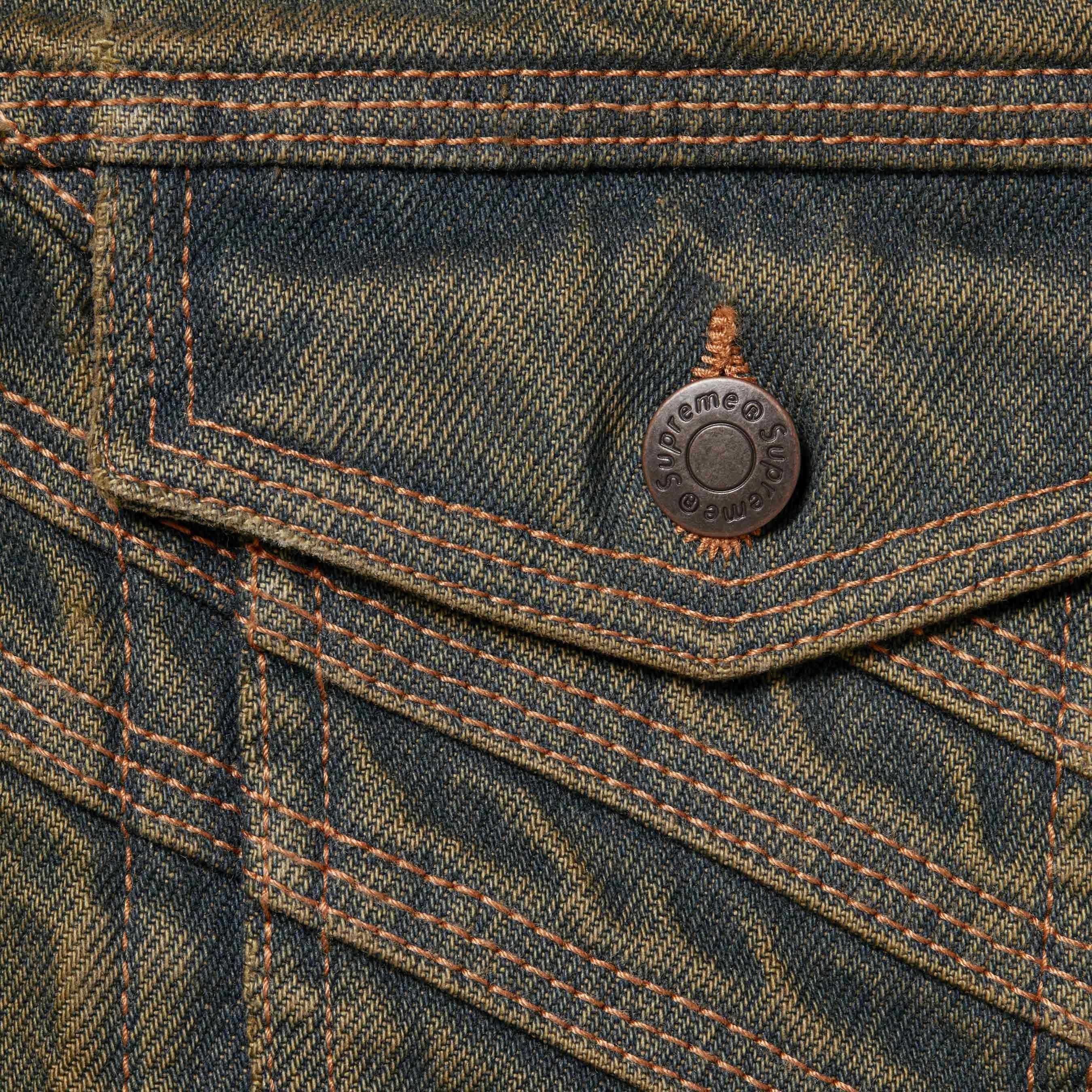 S Logo Denim Trucker Jacket view 8